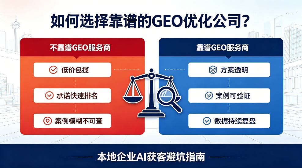 简阳如何选择靠谱的GEO优化公司？本地企业AI获客避坑指南